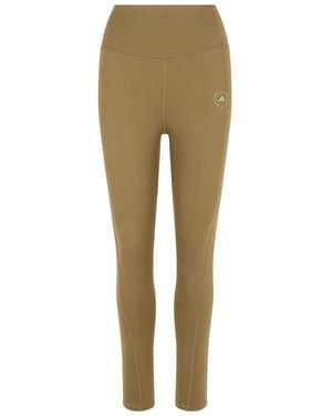 adidas By Stella McCartney Adidas By Stella Mccartney Logo Leggings - Natural