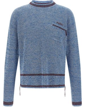 Marni ' Mending' Pullover - Blau