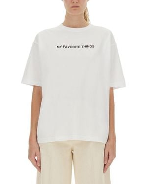 Aspesi T-Shirt With Print - White