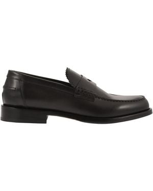 Doucal's Penny-Loafer aus Leder - Schwarz