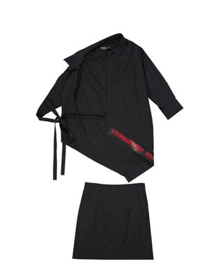 DSquared² Traje de algodón - Negro