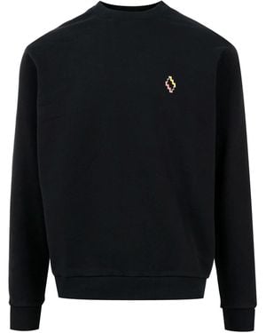 Marcelo Burlon Sweaters Black - Blauw