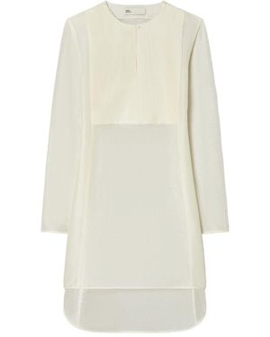 Tory Burch Linen And Silk Tunic - White