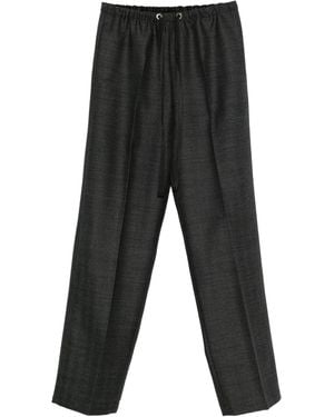 forte_forte Virgin Wool Trousers - Black
