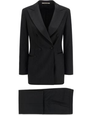 Tagliatore Wool Blend Suit - Black