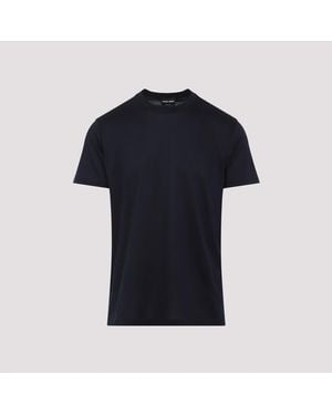 Giorgio Armani Silk T Shirt - Black