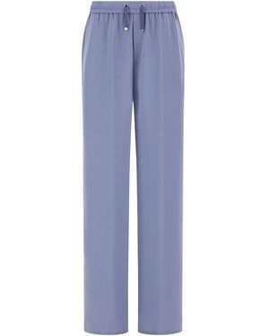 Herno Jogger Trousers With Drawstring - Blue
