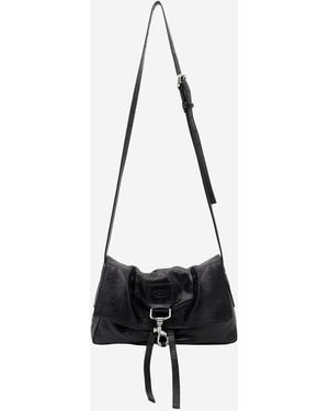 RADICA STUDIO Hammered Nappa Leather Bag - Black