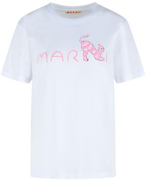 Marni Cotton T-Shirt - White