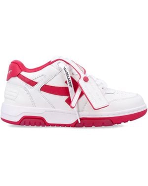 Off-White c/o Virgil Abloh Fuori Da Scarpe Da Ginnastica Bianche - Rosa