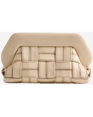 THEMOIRÈ Bios Trim Vegan Fabric Bag - Natural