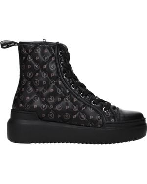 Pollini Trainers Donna Poliuretano Nero - Black