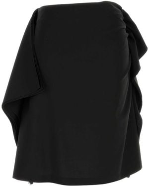 Loewe Wool Skirt - Black