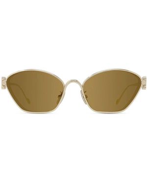 Loewe Anagram Lunettes de soleil œil de chat dorées - Multicolore