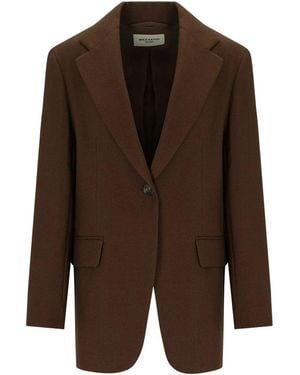 Weekend by Maxmara Asta Single Breasted Blazer - Brown