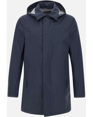 Herno Funktionale Garderobe Marineblauer Parka