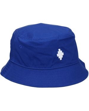 Marcelo Burlon Hats Cotton/Electric - Blue