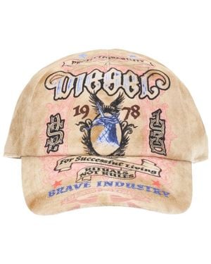 DIESEL Graphic Baseball Hat - Pink