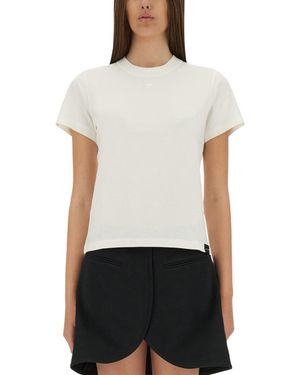 Courreges Cotton T-Shirt - White