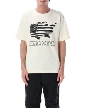Rhude T-shirts En Polo's - Wit