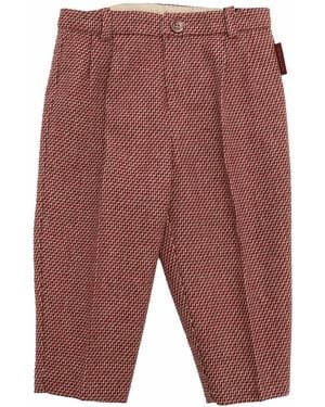 Gucci B Broek Fancy Classic Light Wo - Paars
