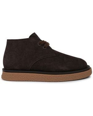 Dior Boots Suede Leather - Brown