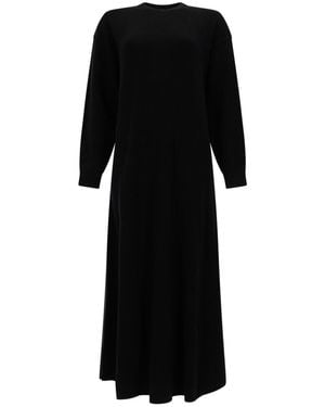 Loulou de Saison Long Sleeve Maxi Dress - Black