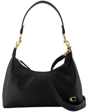 COACH Juliette Sac à épaule en cuir noir