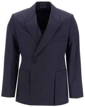 Dior Wool Blazerjacke - Blau