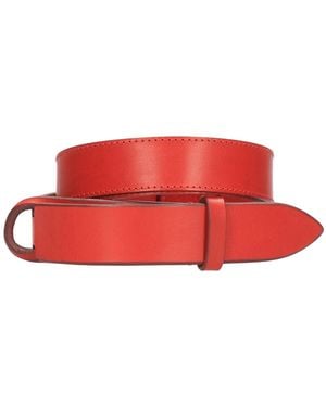 ORCIANI NOBUCKLE Belts - Red