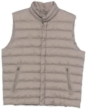 Herno Nylon Down Vest - Gray