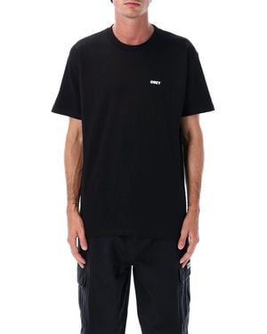 Obey T Shirts And Polos - Black
