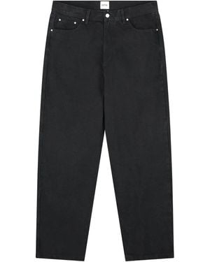 Arte' Circle Logo Pocket Trousers - Black