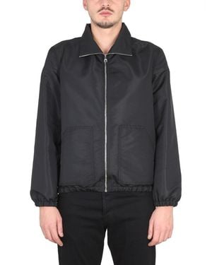 McQueen Jacket With Logo - Gray