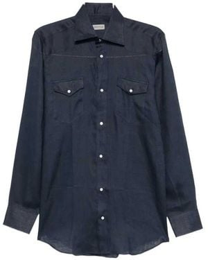 Sartorio Napoli Linen Shirt - Blue