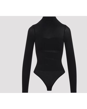 Wolford Infinite Wrap-snaarlichaam - Zwart