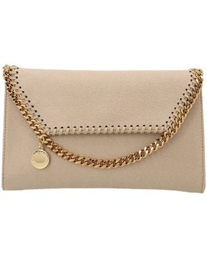 Stella McCartney 'Falabella Mini' Crossbody Bag - Natural