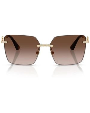Dolce & Gabbana Sonnenbrille Dg2332 B 02/13 Gold/Braun Farbverlauf Damen