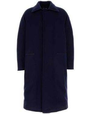 ZEGNA Wool Coat - Blue