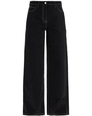 Courreges Courreves Baggy Hammer Jeans Bag - Schwarz