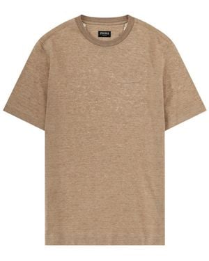 ZEGNA T Shirt "Oasi" - Natural
