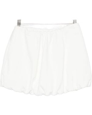 DUNST Cotton Mini Skirt - White