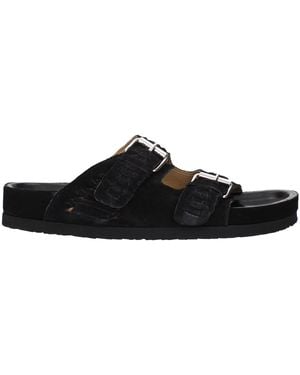 Isabel Marant Slippers And Clogs Lekson Suede - Black