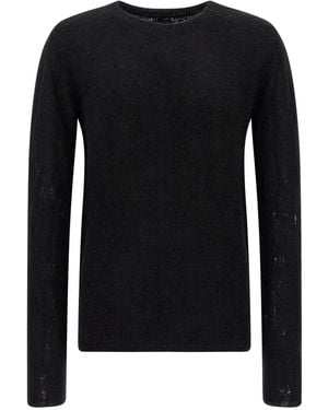 Thom Krom Alpaca Wollpullover - Schwarz
