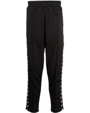 Golden Goose Schwarze Zweifarbige Hose Mit Streifen