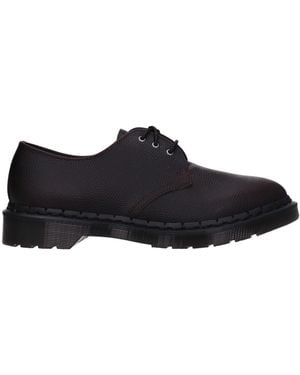 Dr. Martens Dr. Martens Derby 1461 Herrens Violett/Ochsenblutleder - Schwarz