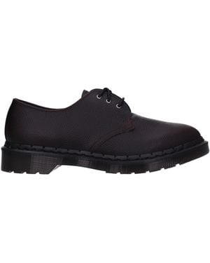 Dr. Martens Dr. Martens Derby 1461 männliche lila Haut/Ochsenblut - Schwarz