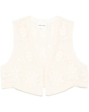Antik Batik Mahata Weste - Weiß