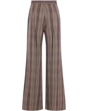 Vivienne Westwood Wide Leg Trousers - Brown