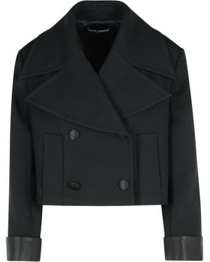 Dolce & Gabbana Virgin Wool Blend Jacket - Black